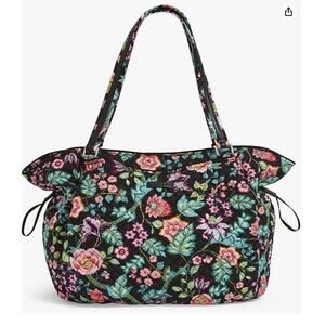 Vera Bradley Women's Cotton Glenna Tote Bag Signature Butterfly Flutter One Size